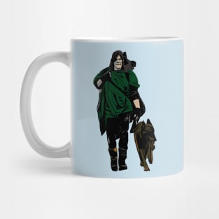 daryl dixen and dog Mug